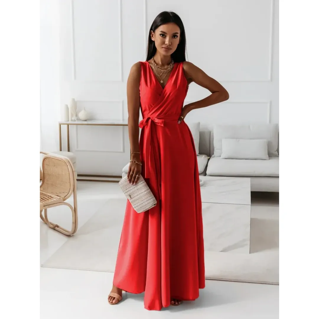 Women's Stunning Formal Wrap Dress | Maxi