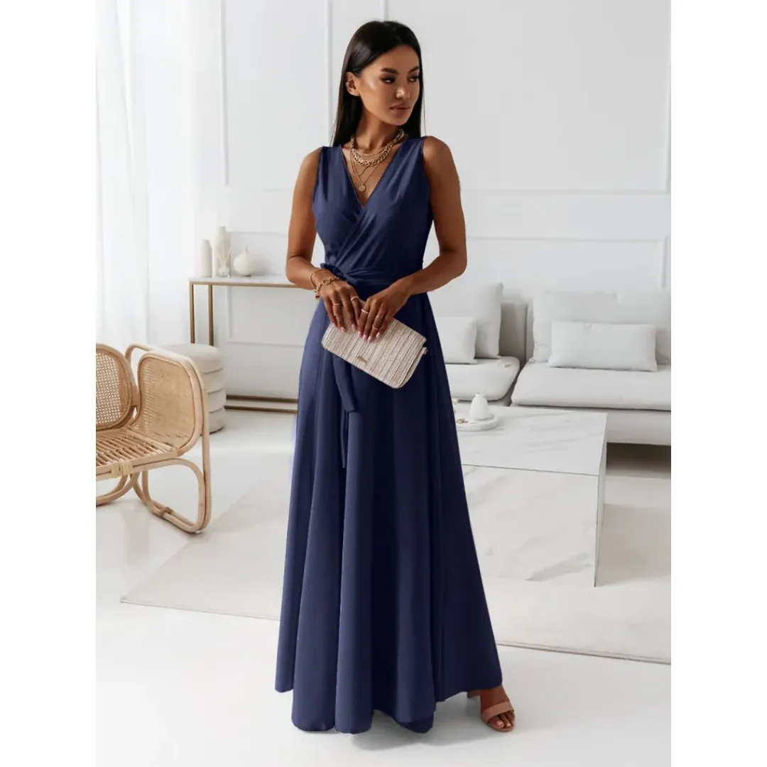 Women's Stunning Formal Wrap Dress | Maxi