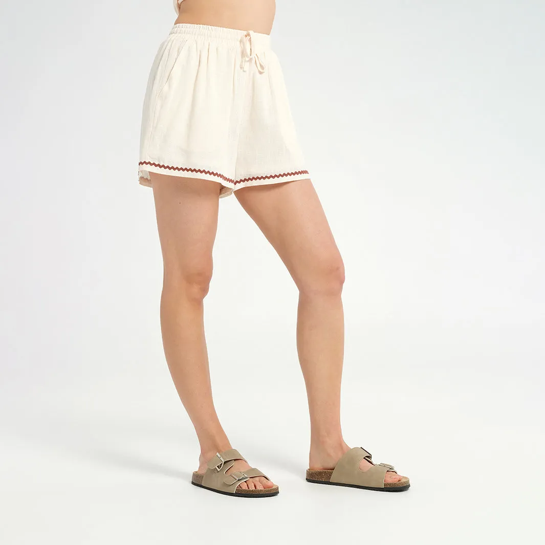 Womens Vintage Beach Cover Up Shorts