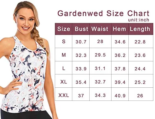 Workout-Clothes-Yoga-Tank-Tops-for-Women-with Built in Bra-Activewear-Athletic-Tennis Sports Exercise Shirts Racerback Compression Fitness Criss Cross Back Siberia S